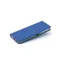 amahousse Housse bleue Xiaomi Mi 11i folio texturé et rabat aimanté