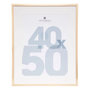 Voir la diapositive 1 : ATMOSPHERA Cadre Photo en Verre  Manu  40x50cm Or