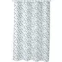 GUY LEVASSEUR Rideau de douche imprimé en polyester blanc SCANDI