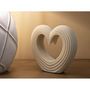 Voir la diapositive 6 : Paris Prix Cœur Déco en Résine  Lovvy  21cm Blanc