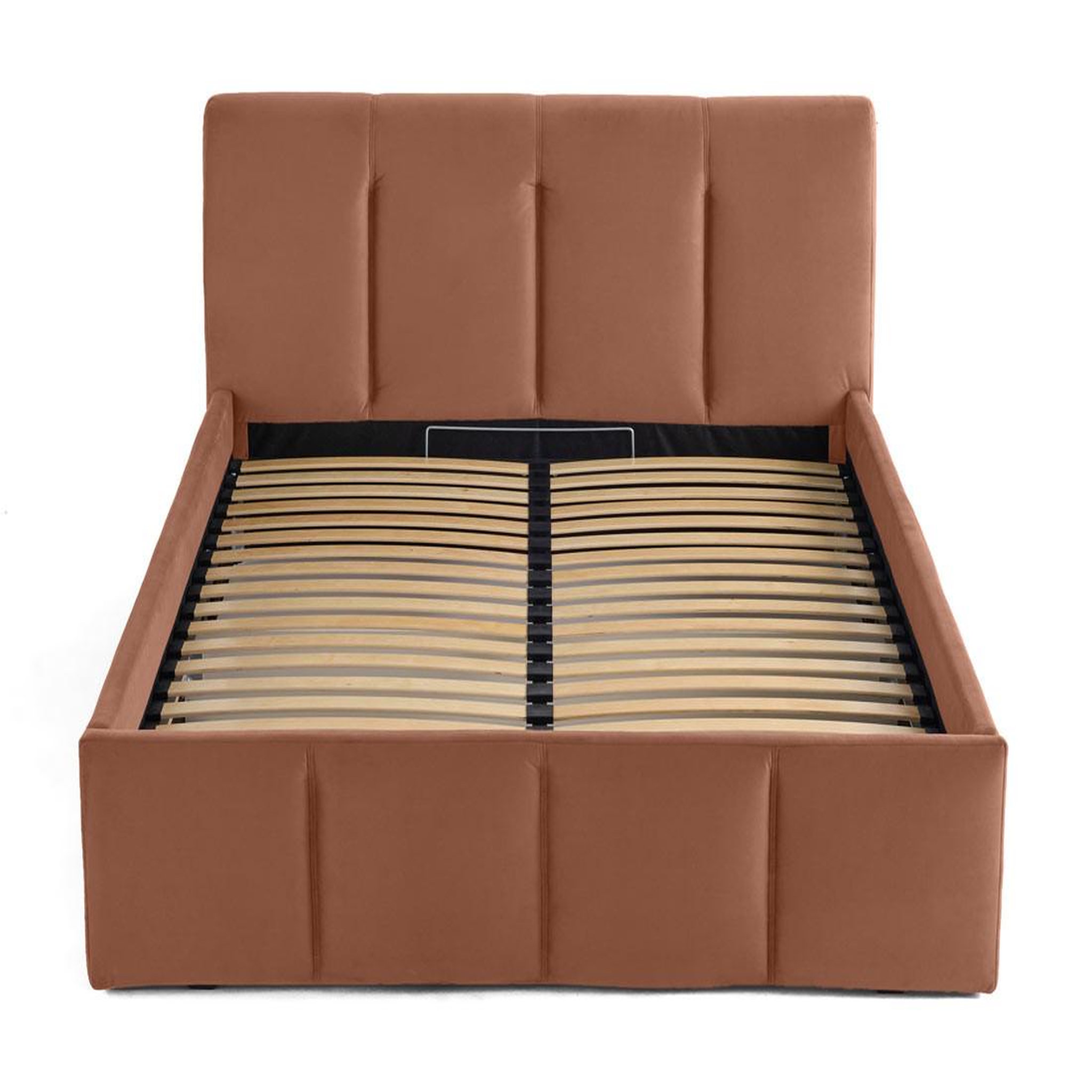 Voir la diapositive 3 : BEST MOBILIER Elysia - lit coffre - 140x190 - en velours - sommier inclus