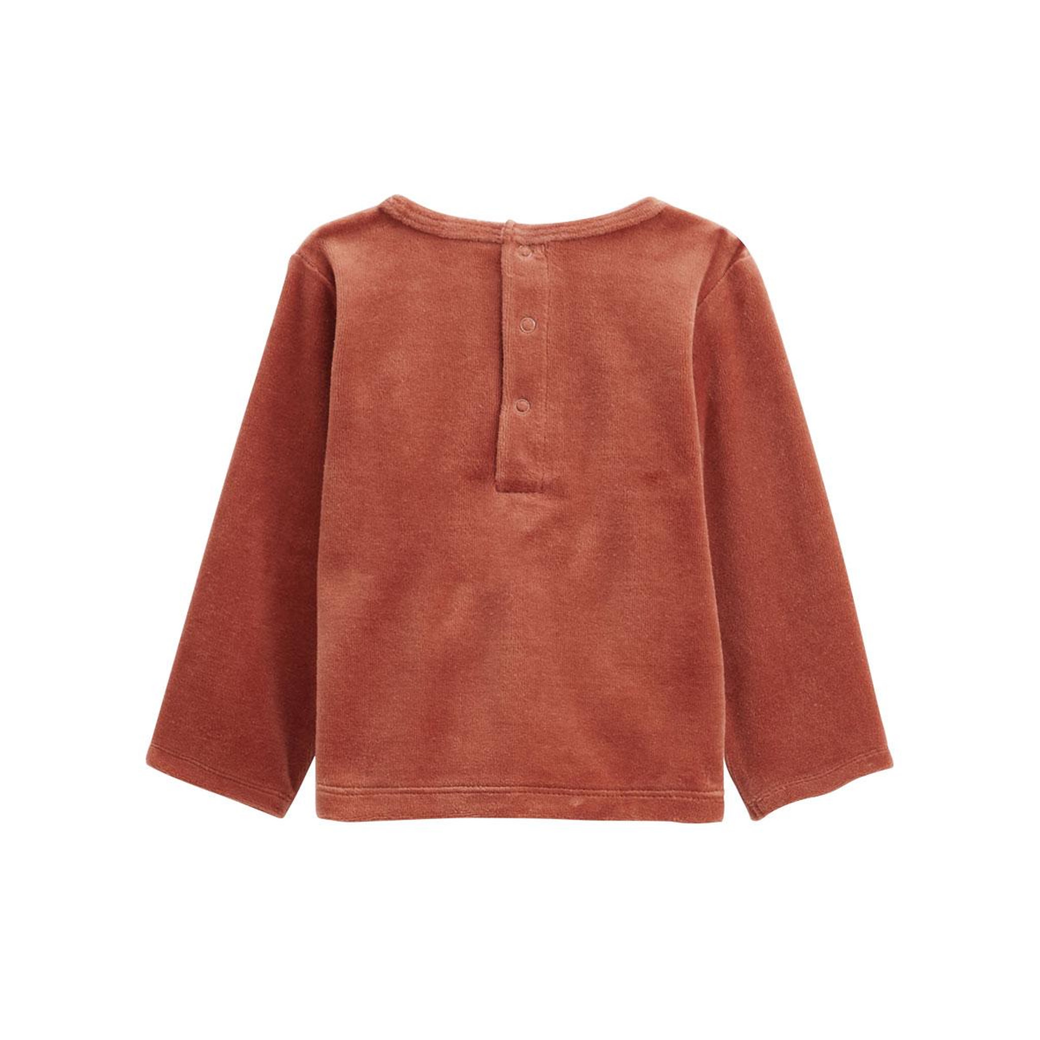 Voir la diapositive 3 : Petit Béguin Pyjama enfant 2 pièces en velours Maloueg