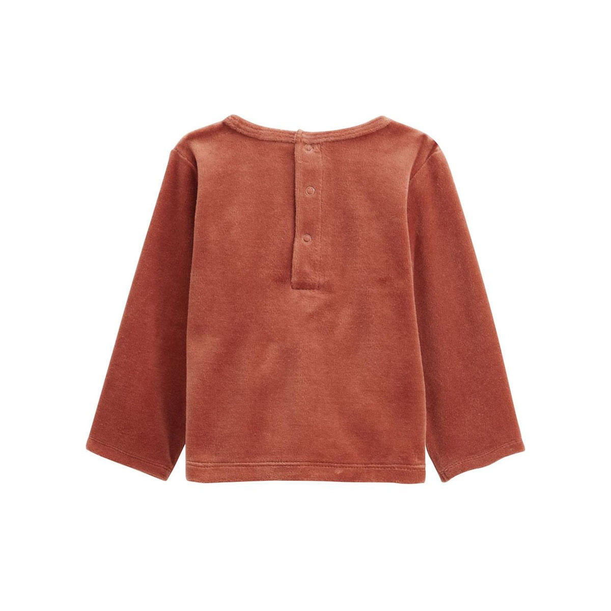 Petit Béguin Pyjama enfant 2 pièces en velours Maloueg