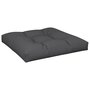 Voir la diapositive 4 : VIDAXL Coussins de palette lot de 2 noir tissu