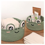 Graine créative Kit 2 corbeilles grenouilles en crochet