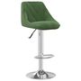 Voir la diapositive 2 : VIDAXL Tabouret de bar Vert fonce Velours