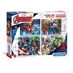 CLEMENTONI Clementoni Puzzle The Avengers 4 en 1