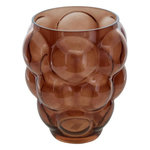 ATMOSPHERA Vase en Verre Soufflé  Edia  25cm Marron