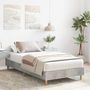 Voir la diapositive 3 : VIDAXL Cadre de lit sans matelas gris beton 75x190cm bois d'ingenierie