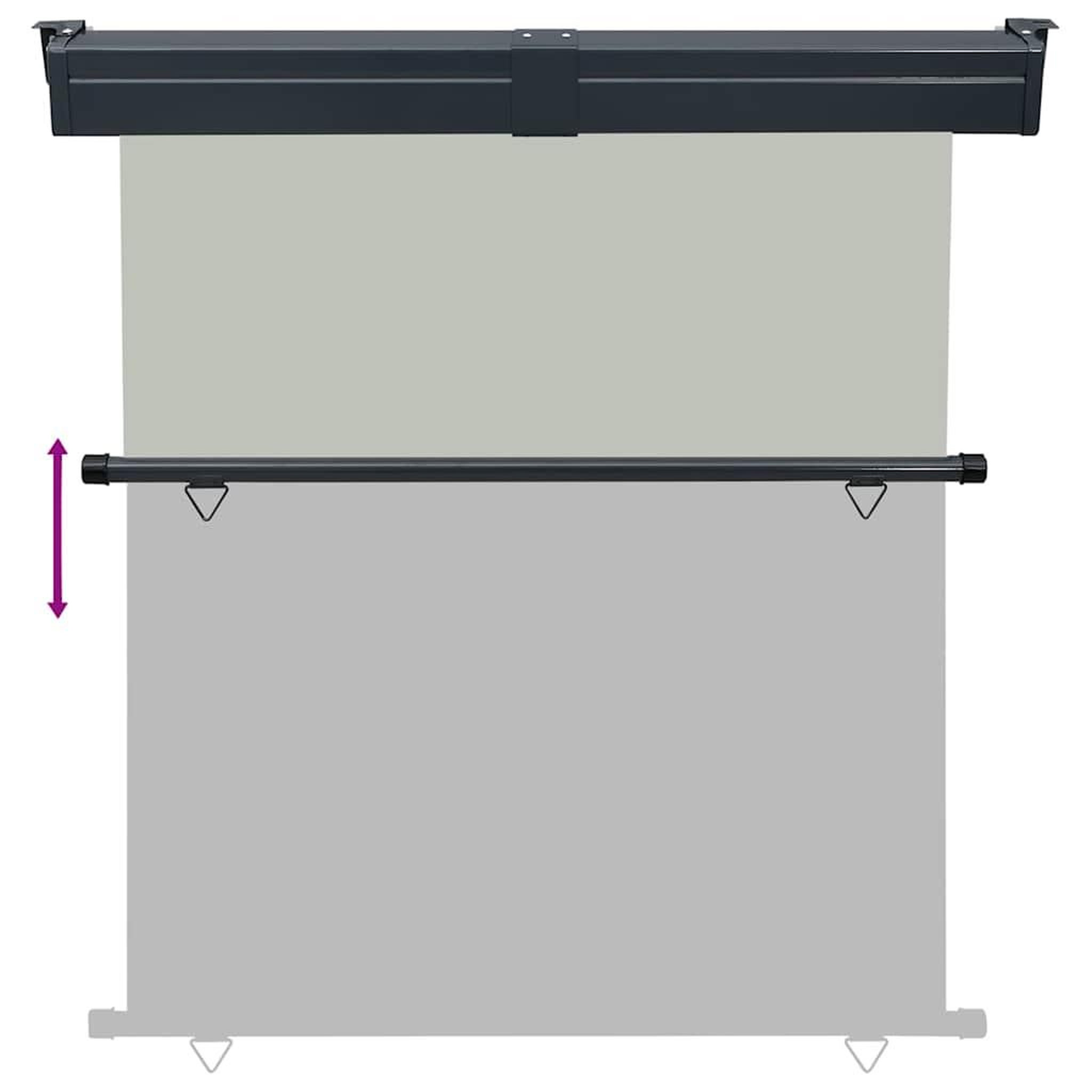 Voir la diapositive 5 : VIDAXL Auvent lateral de balcon 165x250 cm Gris