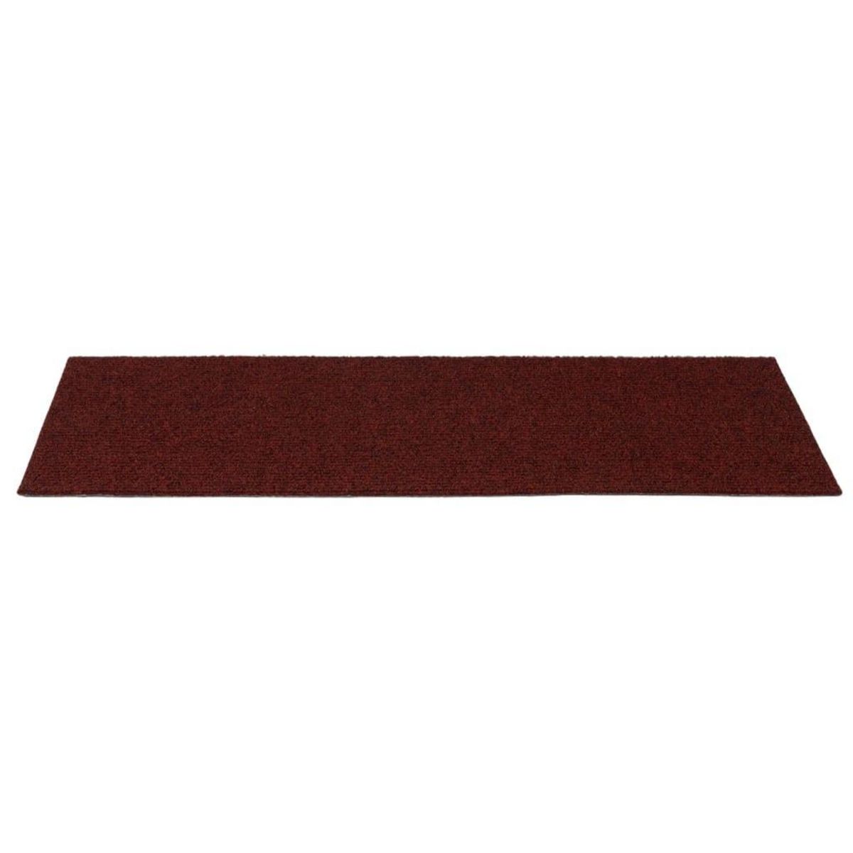 VIDAXL Tapis d'escalier autocollants Rectangulaire 15pcs 60x25cm Rouge