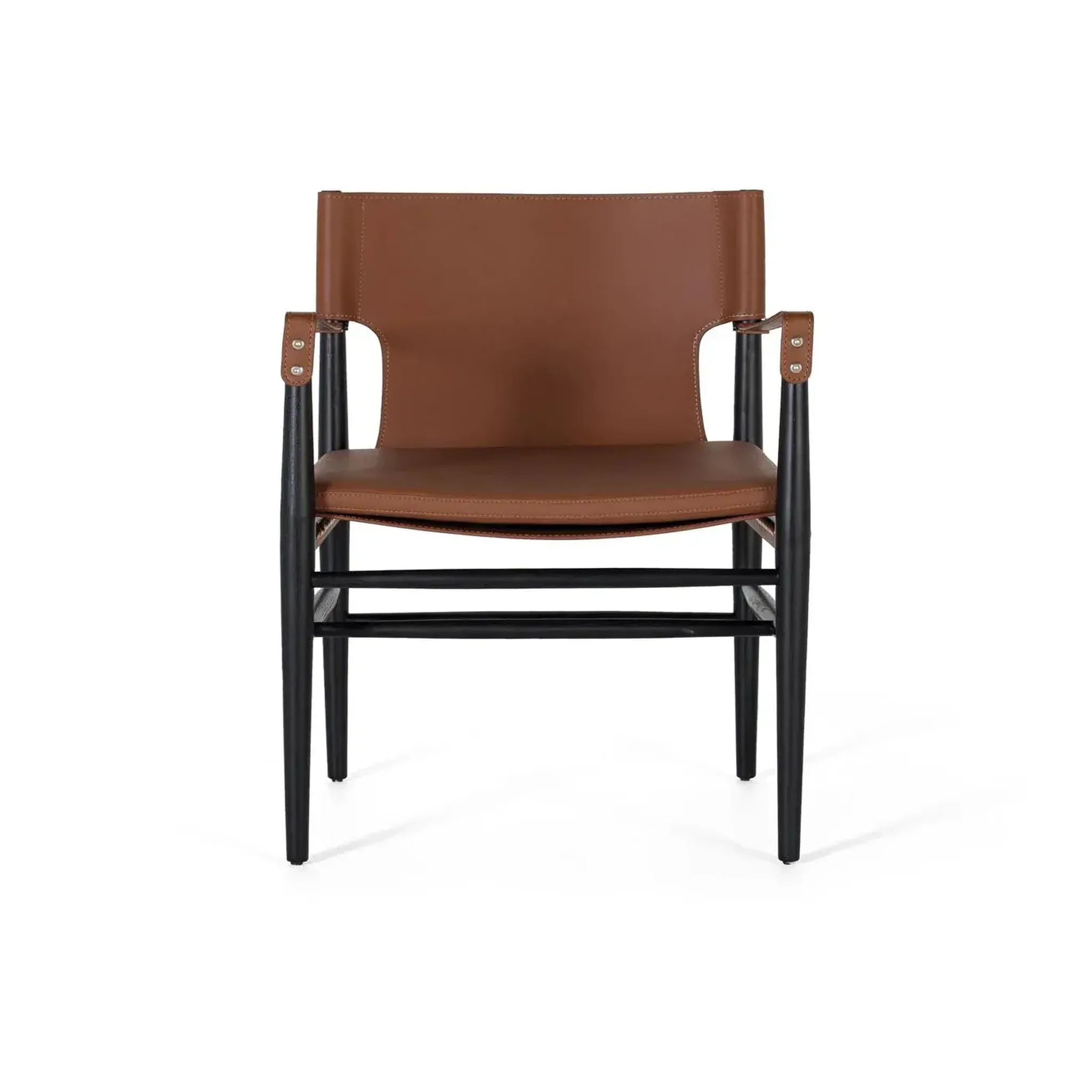 Voir la diapositive 2 : GINER Y COLOMER SL Fauteuil en cuir sintético 57 cm style contemporain élégant