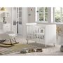 Voir la diapositive 2 : Vipack Billy Lit Bebe 60x120 Cm Satin Blanc