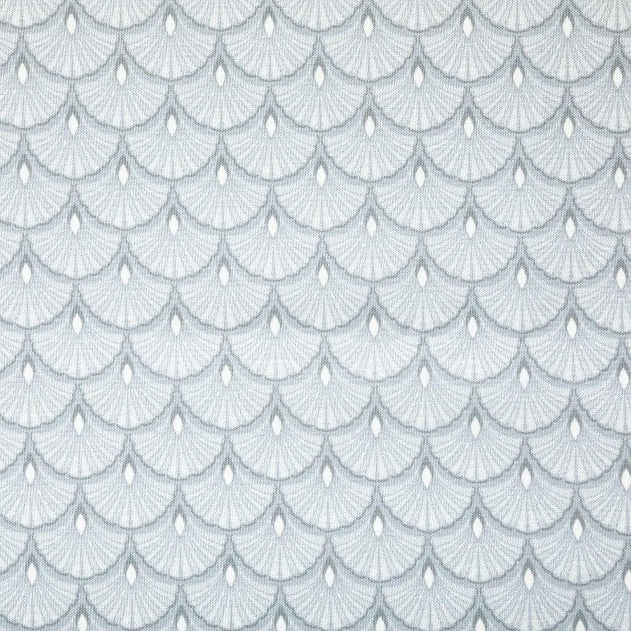 Voir la diapositive 2 : ATMOSPHERA Nappe antitache imprimée  livia  150x300cm gris