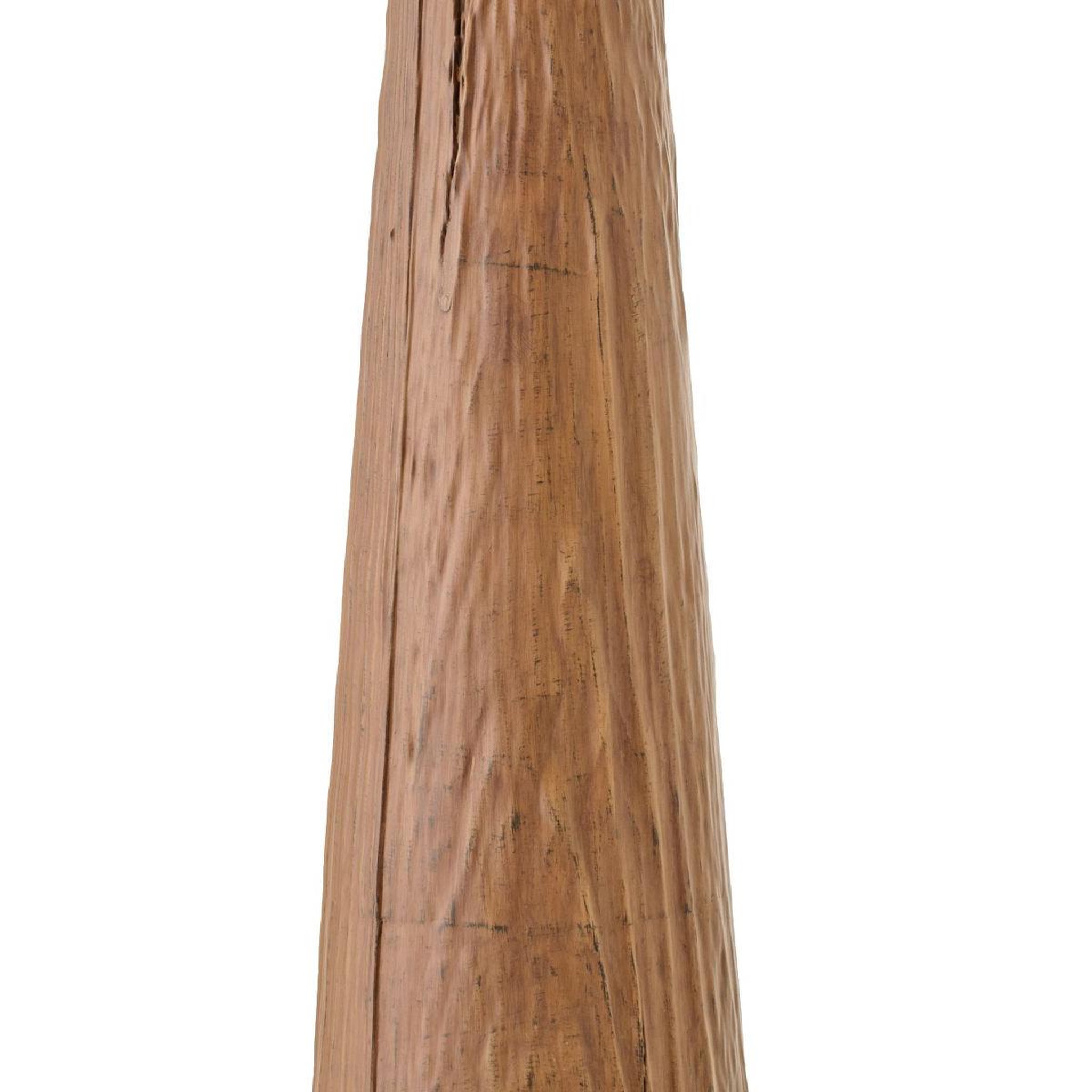 Voir la diapositive 2 : J-LINE Lampadaire en Céramique  Melina  102cm Marron