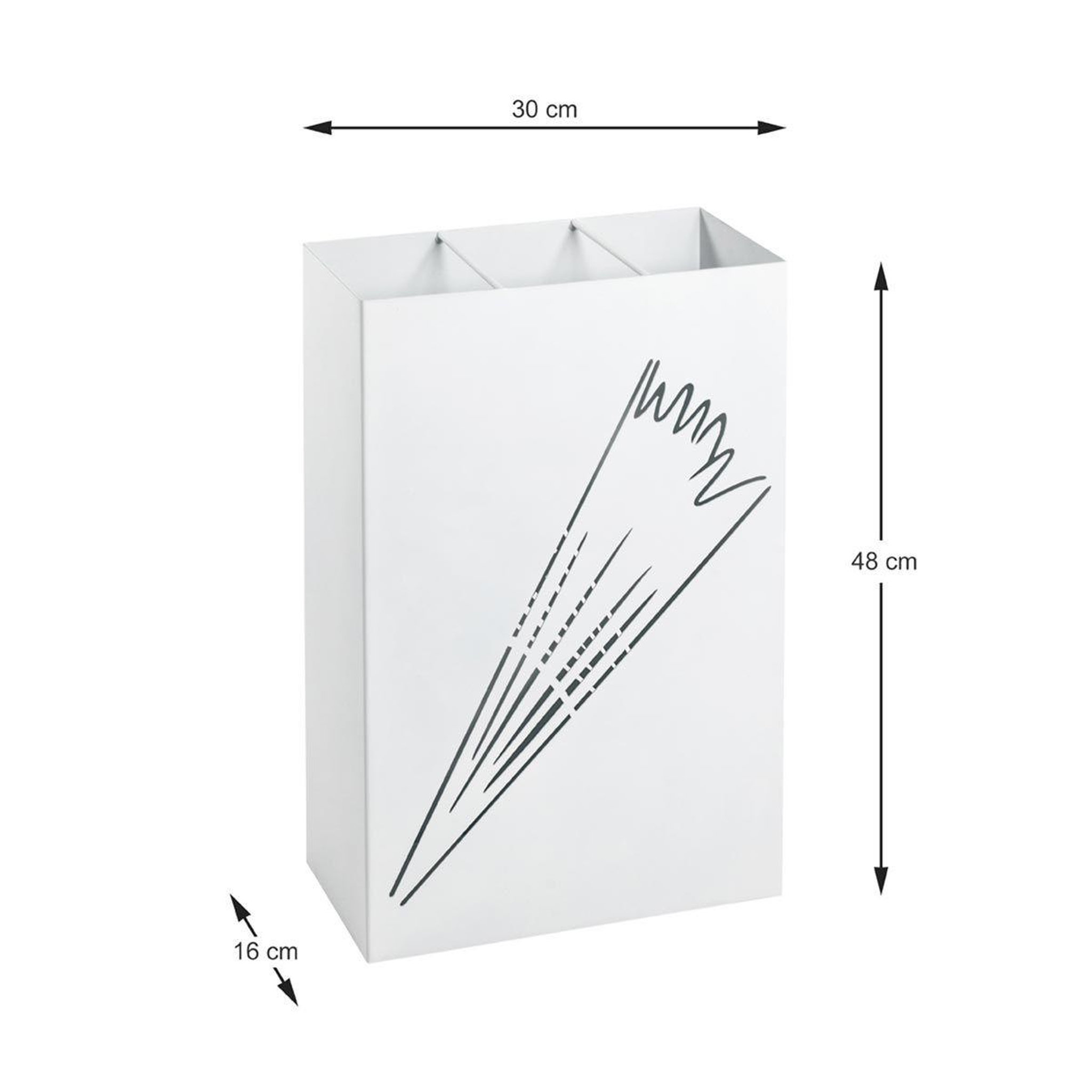 Voir la diapositive 5 : Paris Prix Porte-parapluie design  ulrich  30cm blanc