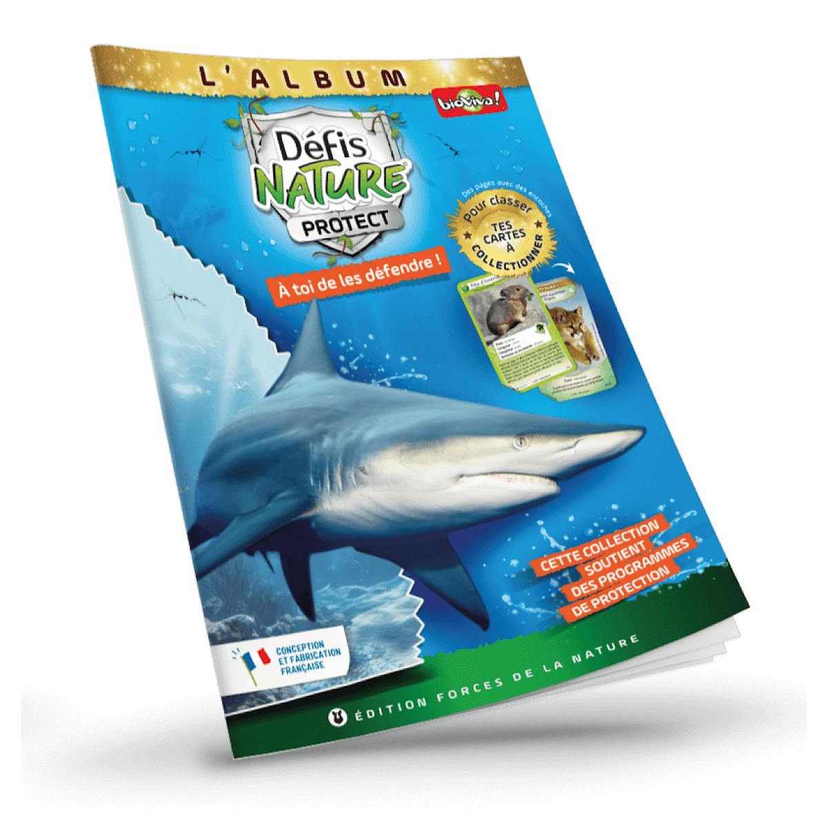 Bioviva Album Defis nature protect Le requin