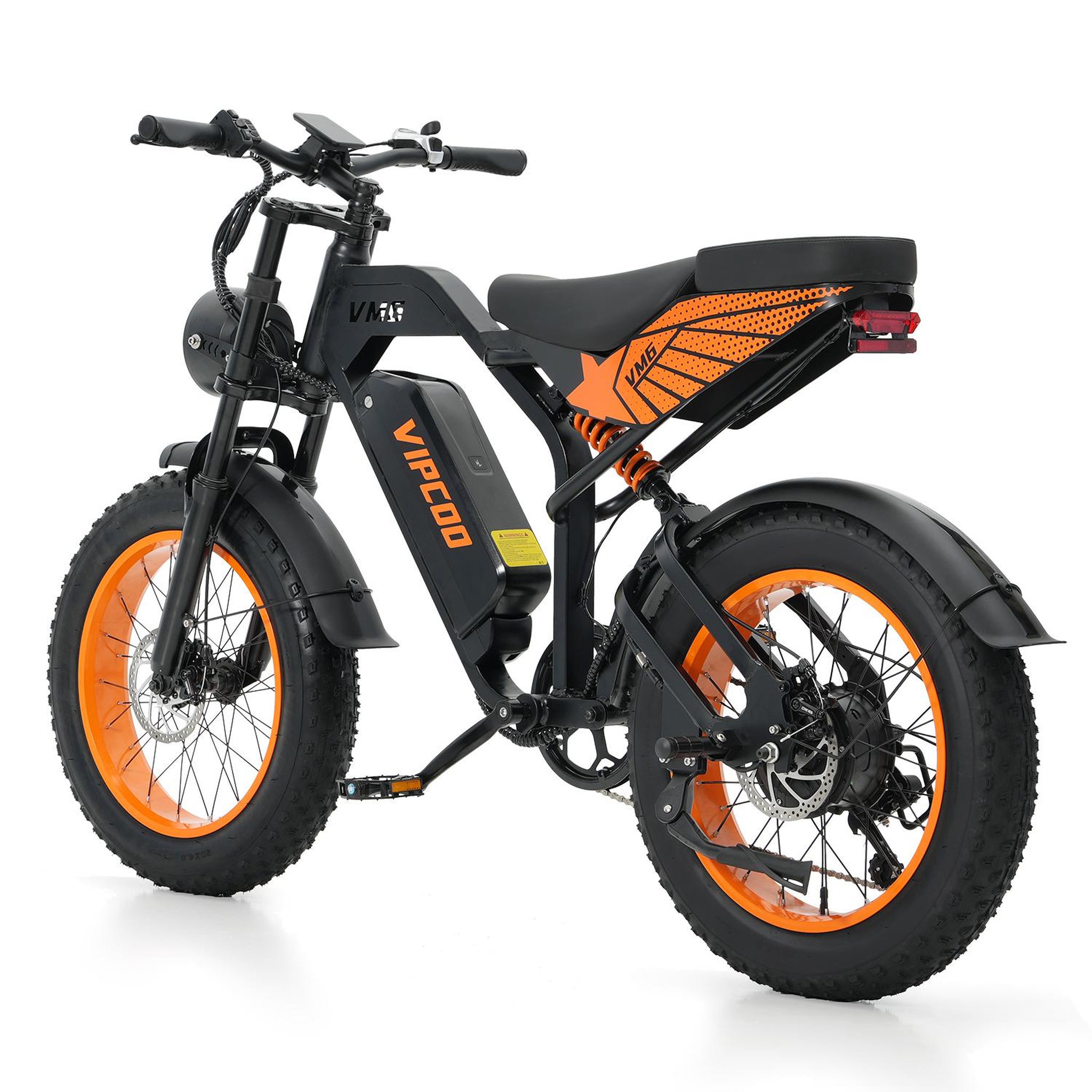 Voir la diapositive 5 : VIPCOO Vélo électrique VIPCOO VM6, batterie 48V 18,2Ah, Fatbike 20