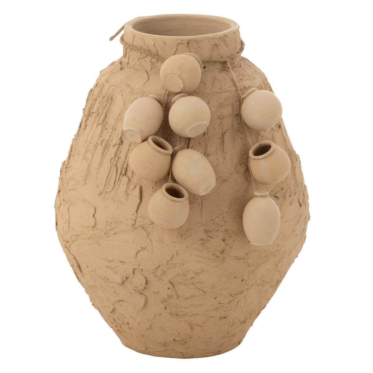 Paris Prix Pot Déco en Argile  Pendentif de Pots  45cm Naturel