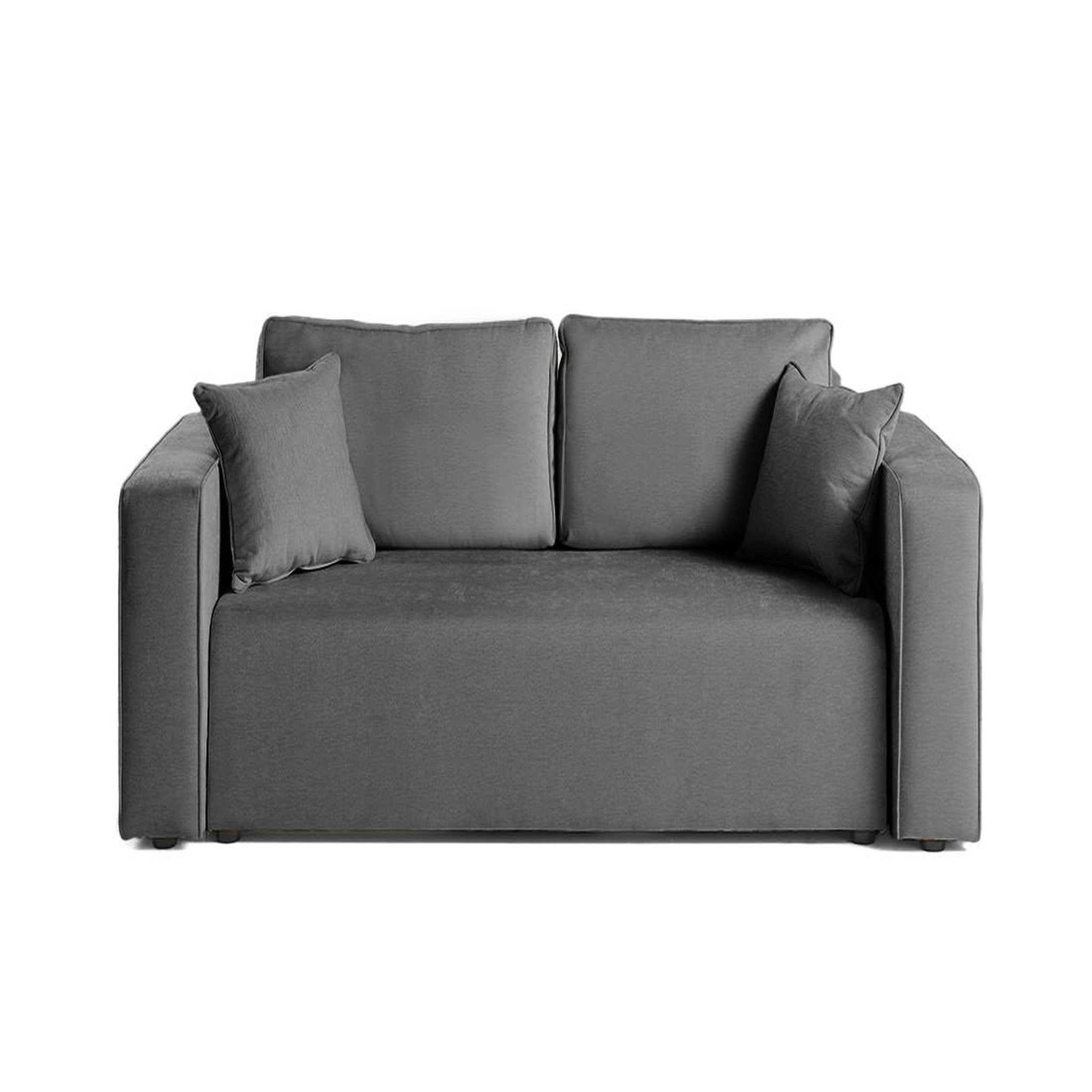 Voir la diapositive 1 : BEST MOBILIER Topaze - canapé droit 2 places - en tissu