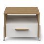Voir la diapositive 1 : Table de chevet enfant 1 tiroir 1 niche L39 cm LILAS