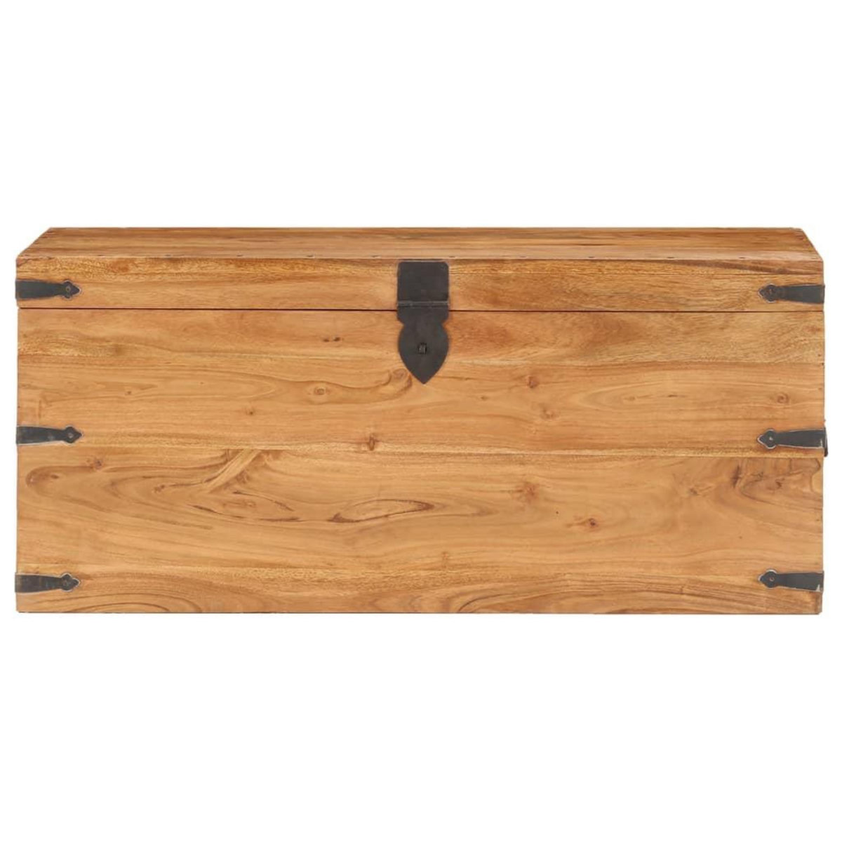 VIDAXL Coffre 90x40x40 cm Bois d'acacia solide