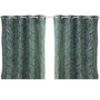Voir la diapositive 1 : TOILINUX Lot de 2 Rideaux Folha au tissage jacquard