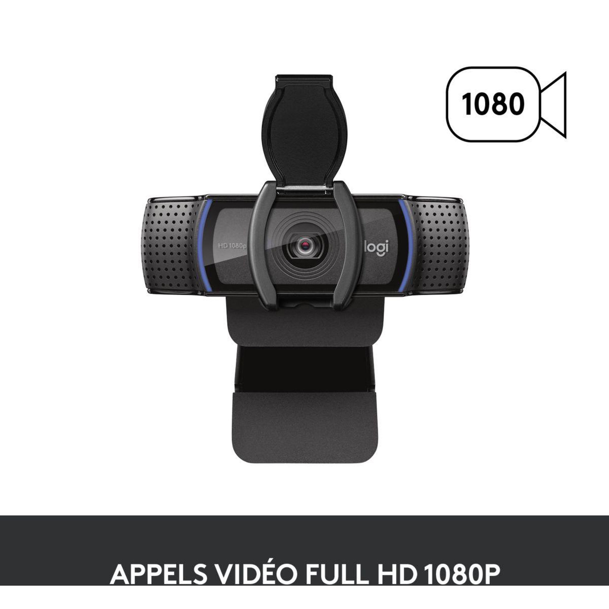 Voir la diapositive 3 : Logitech Logitech C920S HD Pro webcam 1920 x 1080 pixels USB Noir