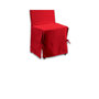 Voir la diapositive 3 : ATELIER DU COTON Housse de chaise Renato rouge coton