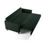 Voir la diapositive 4 : BEST MOBILIER Flamingo - canapé droit 3 places convertible en velours