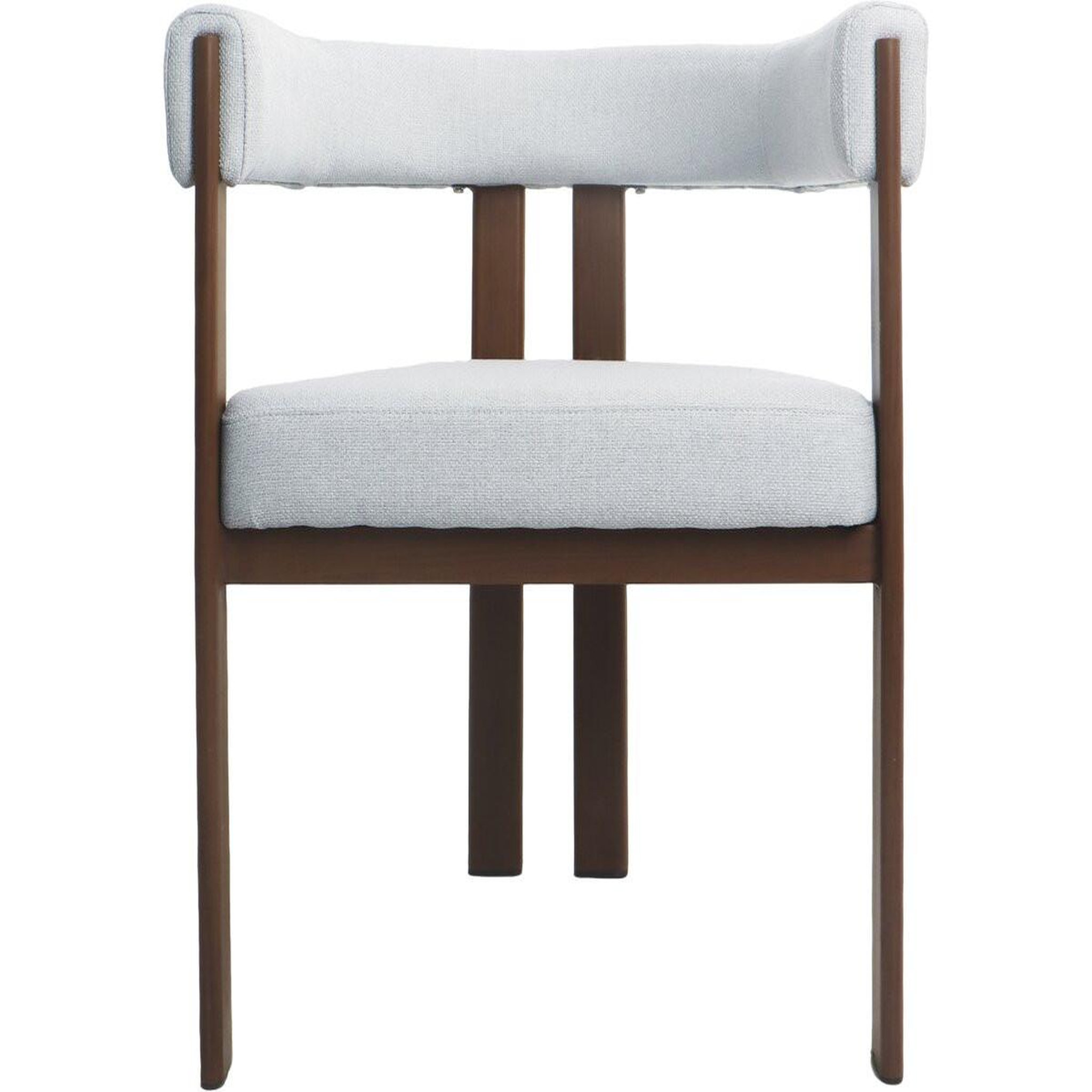 Voir la diapositive 4 : Habitat et Jardin Fauteuil de salle à manger imitation bois  neora  - gris clair
