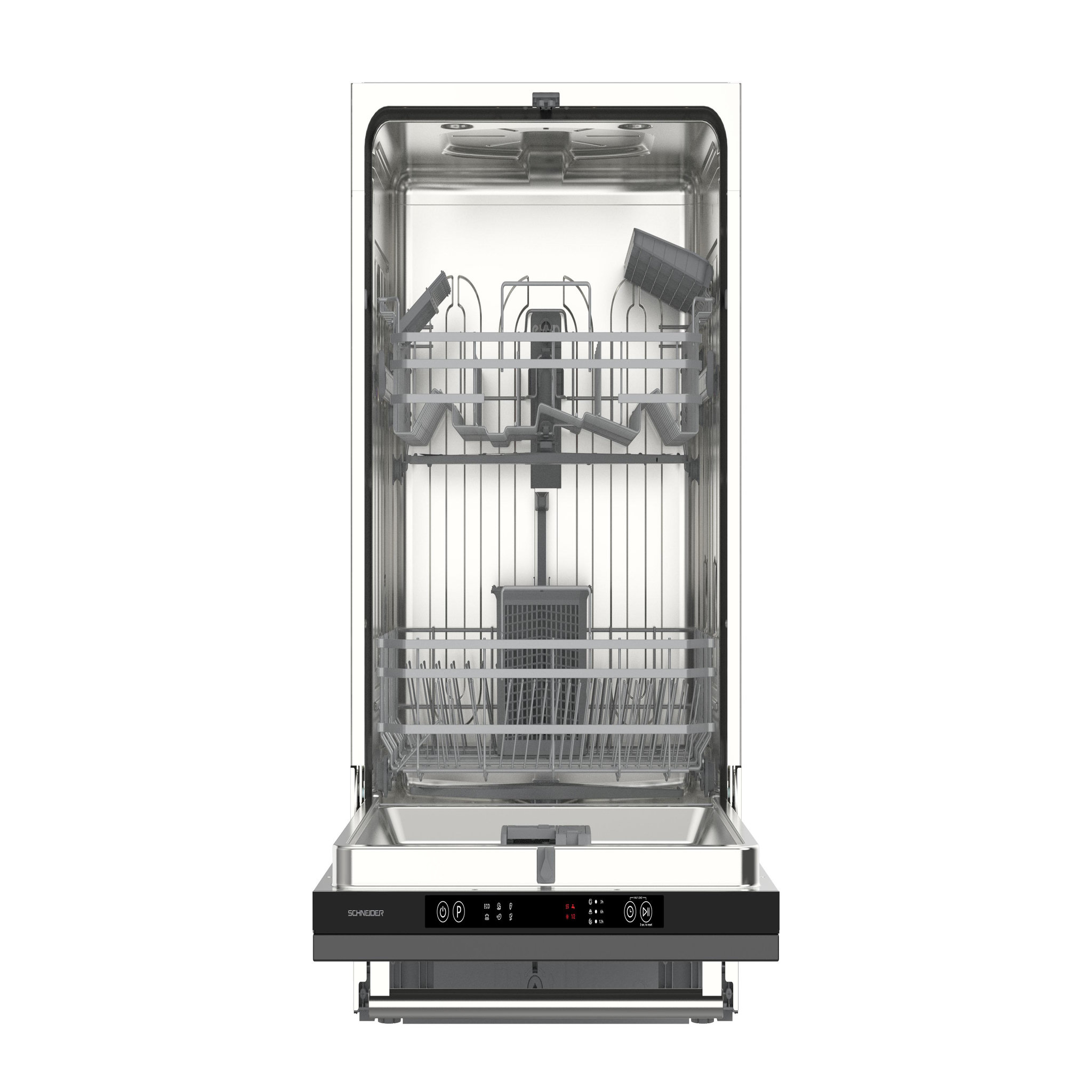 Voir la diapositive 3 : SCHNEIDER Schneider sclvi446d - lave-vaisselle tout intégrable 14 couverts