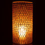 Voir la diapositive 3 : Paris Prix Vase Design  Mosaïque Ronde  30cm Orange