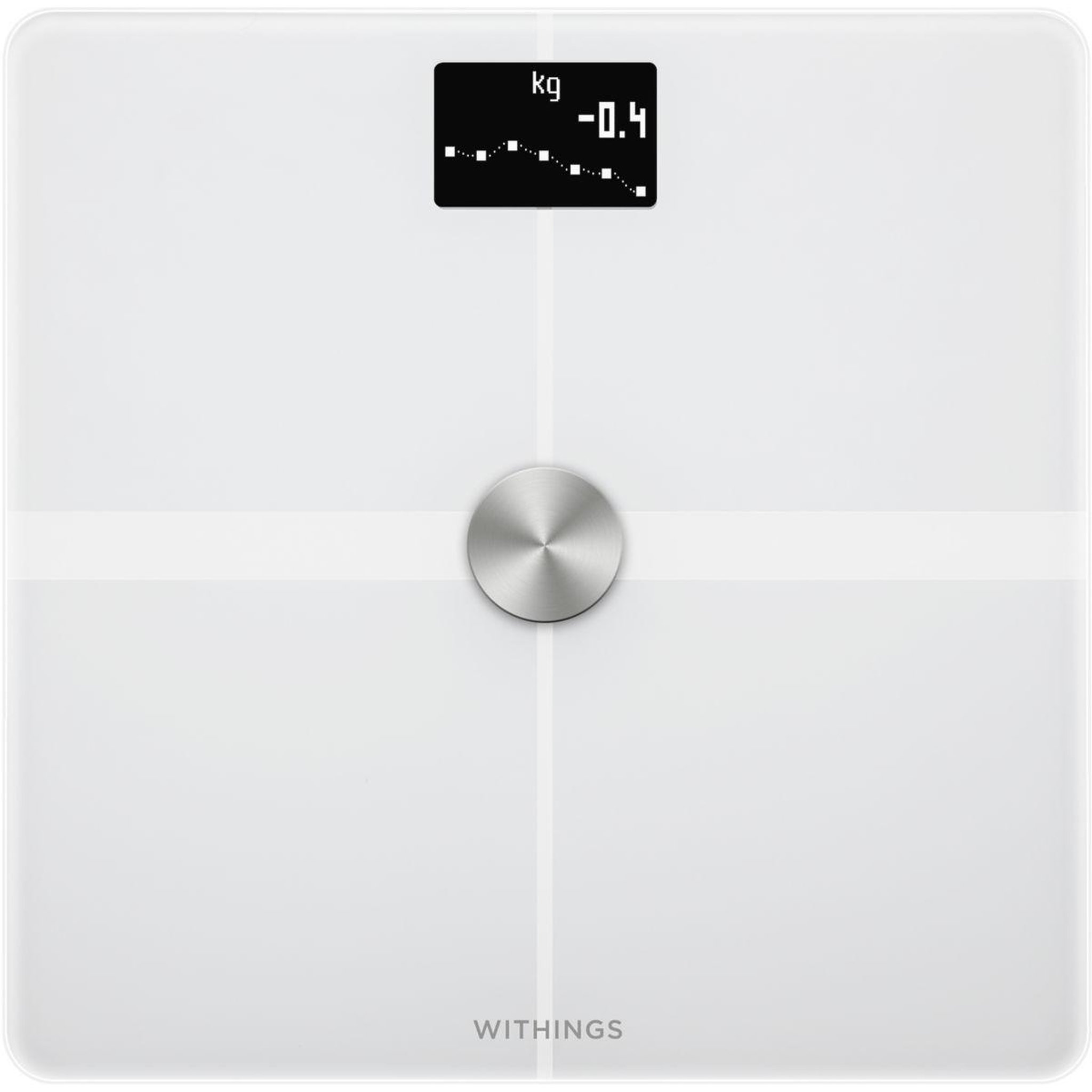 Voir la diapositive 4 : WITHINGS Pèse personne connecté Body plus blanc