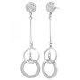Voir la diapositive 1 : SC CRYSTAL Boucles d'oreilles SC Crystal ornées de Cristaux scintillants