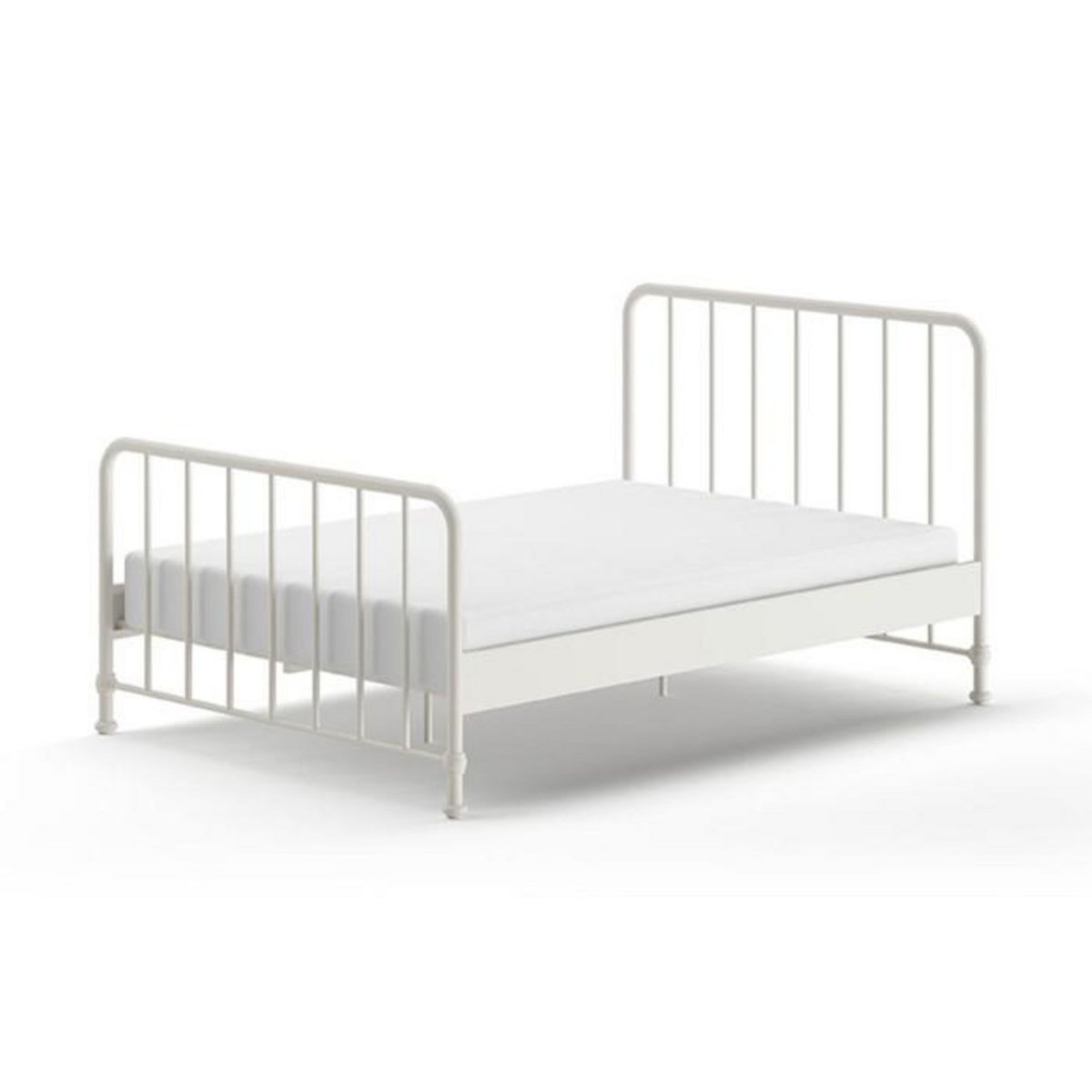 Paris Prix Lit Enfant  Bronxx  140x200cm Blanc Mat