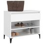 Voir la diapositive 5 : VIDAXL Armoire a chaussures Blanc 70x36x60 cm Bois d'ingenierie