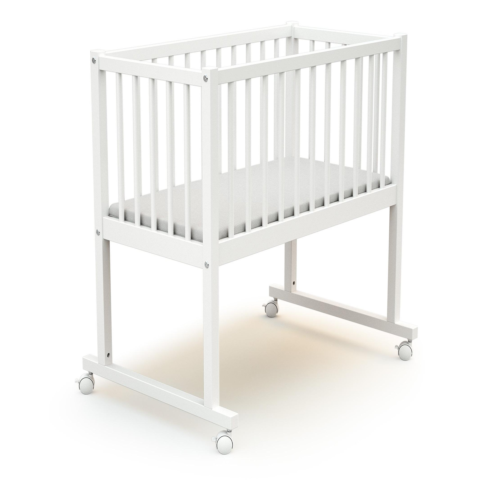 AT4 Berceau ESSENTIEL en bois. Coloris disponibles : Beige, Blanc