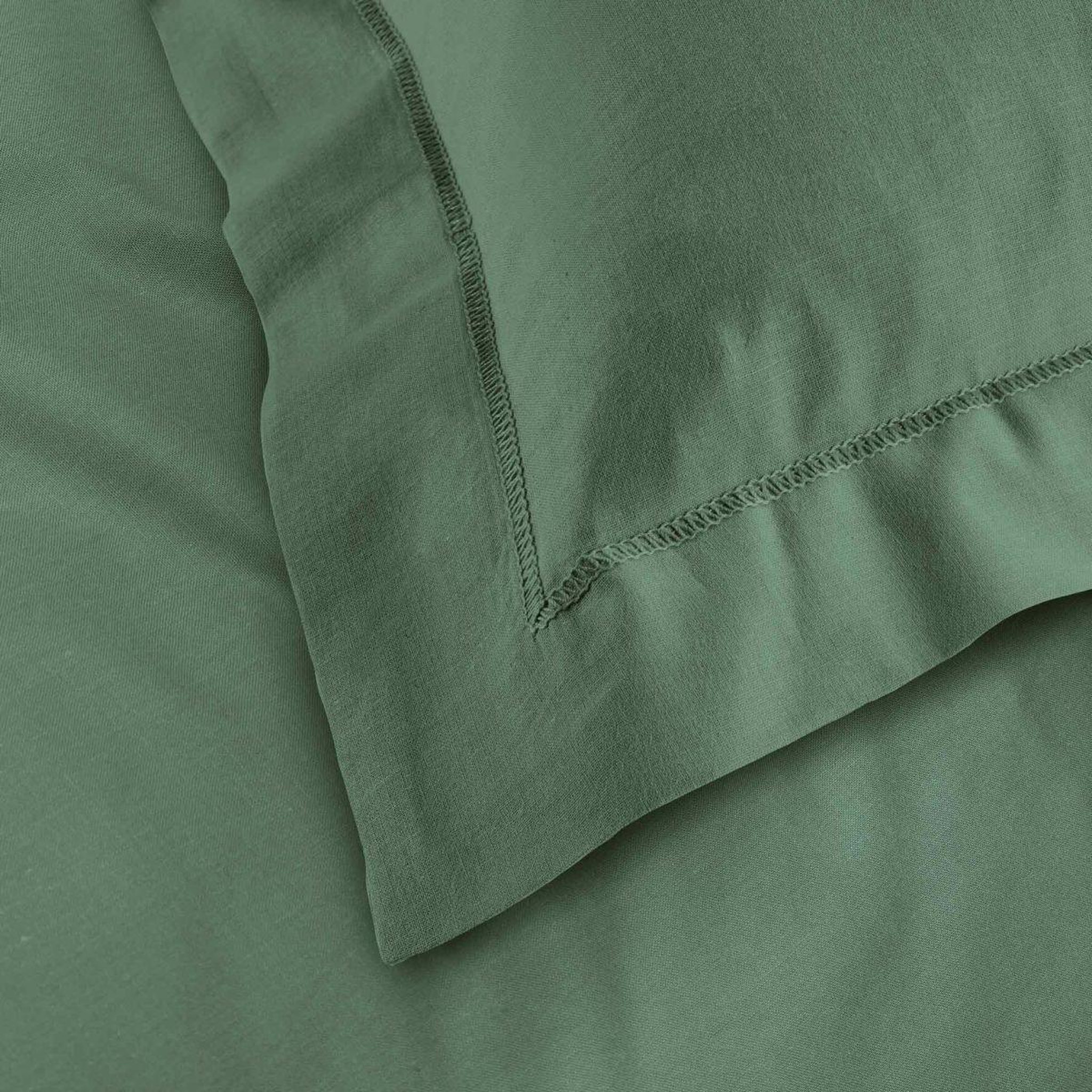 Voir la diapositive 2 : Douceur d'Intérieur Taie d'Oreiller  Lina  50x70cm Vert Cèdre