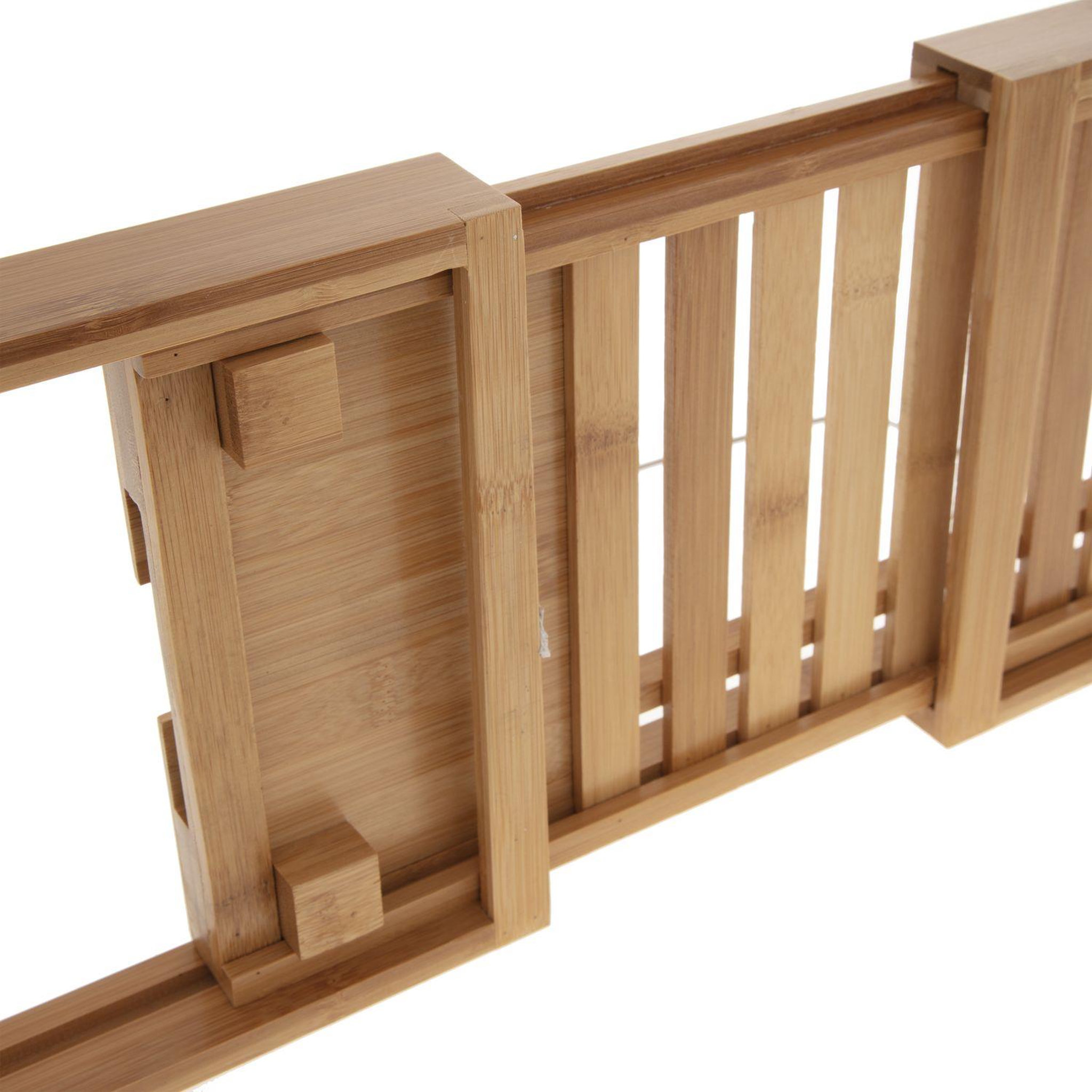 Voir la diapositive 3 : FIVE Pont de baignoire design bamboo - l. 70/105 cm - marron