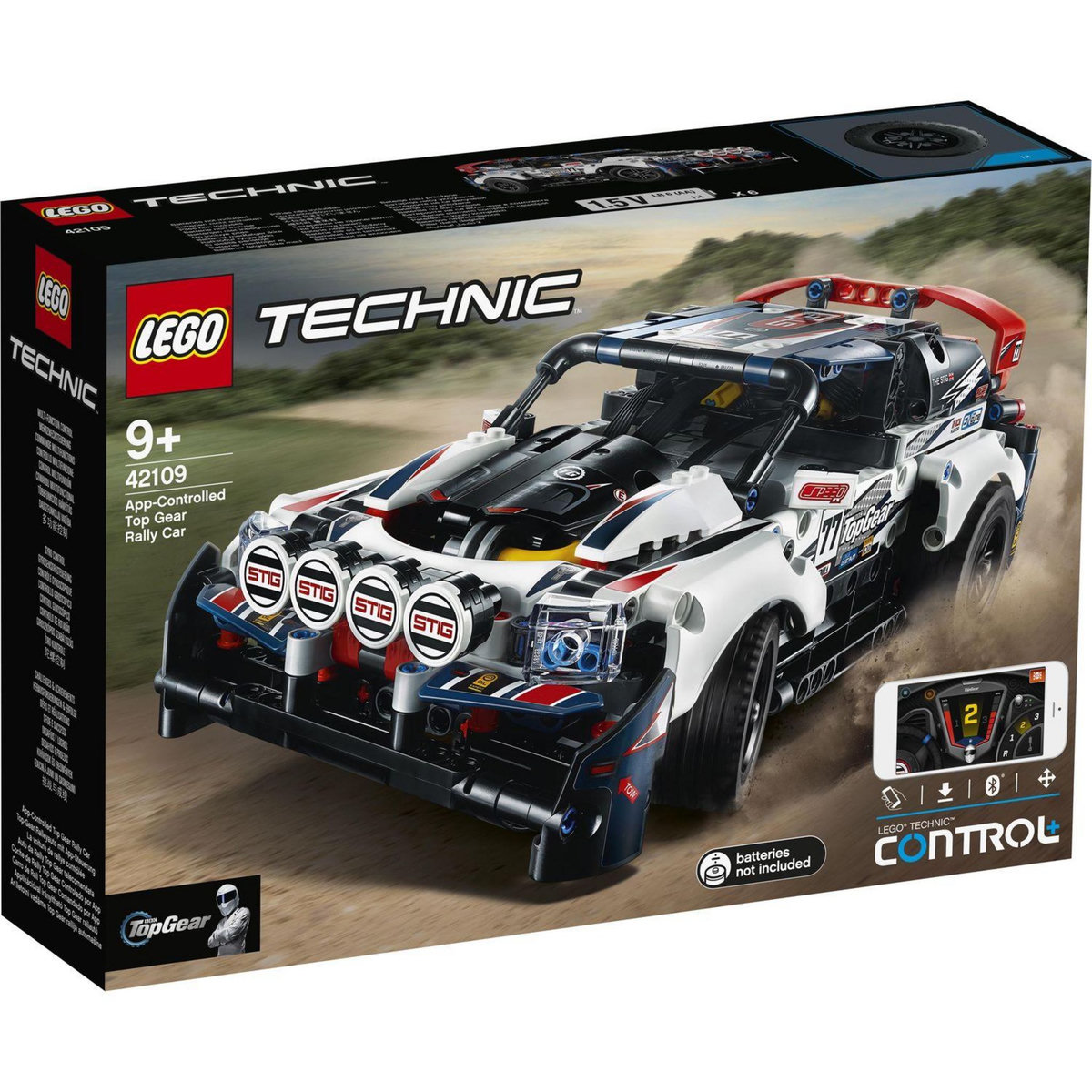 LEGO Technic 42109 - La voiture de rallye contrôlée