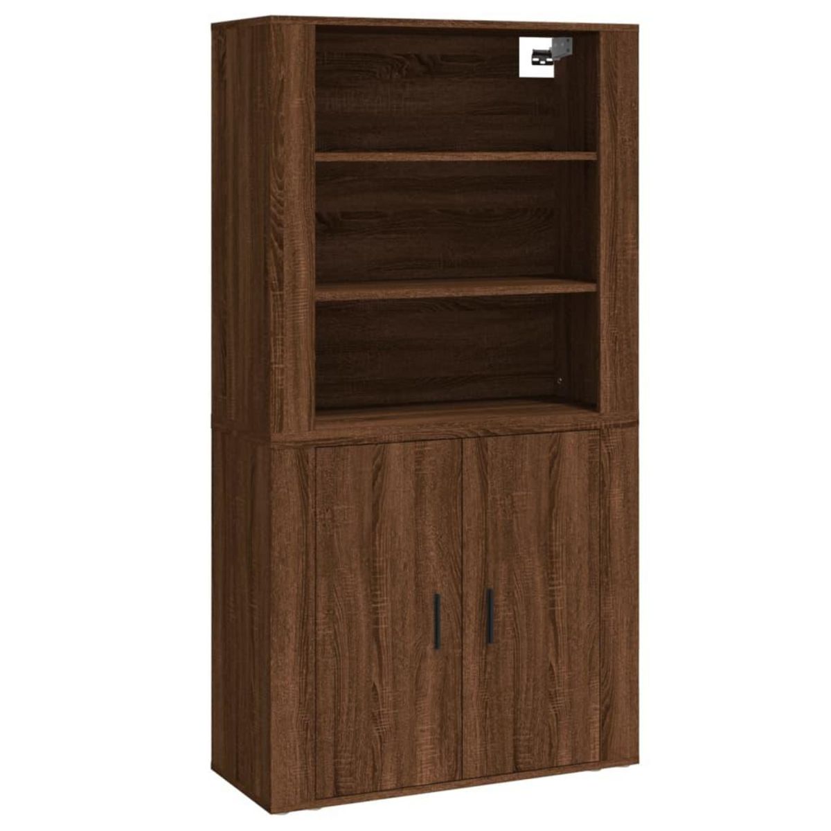 VIDAXL Buffet haut Chene marron Bois d'ingenierie