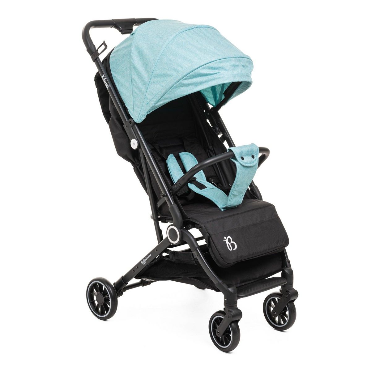 BEBELISSIMO Bebelissimo - Poussette bébé Citadine Ultra Compacte - De 0 à 36 mois - Lioni -0-22kg - vert