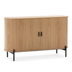 VS VENTA-STOCK Buffet Mónaco 2 portes effet Chêne