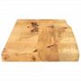 Voir la diapositive 4 : VIDAXL Dessus de table 90x30x2,5 cm bord vif bois massif manguier brut