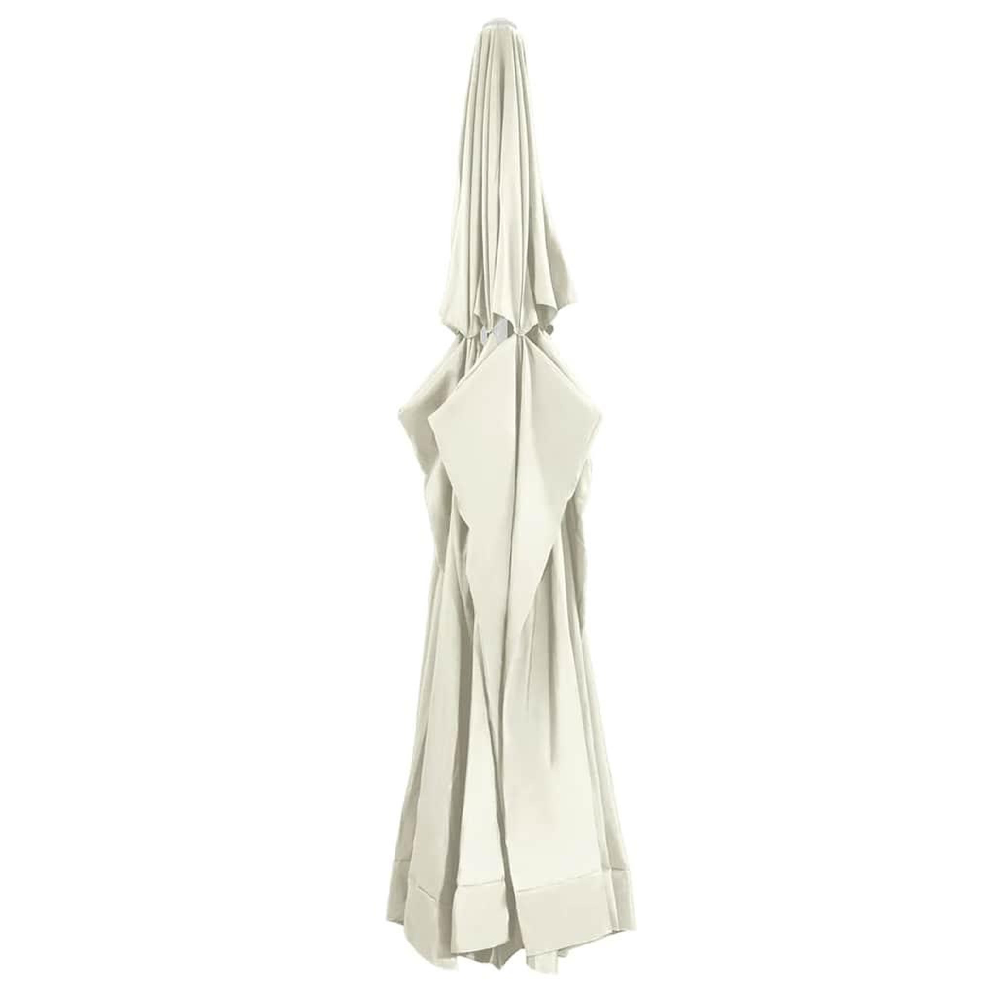 VIDAXL Tissu de remplacement pour parasol d'exterieur Sable 610 cm