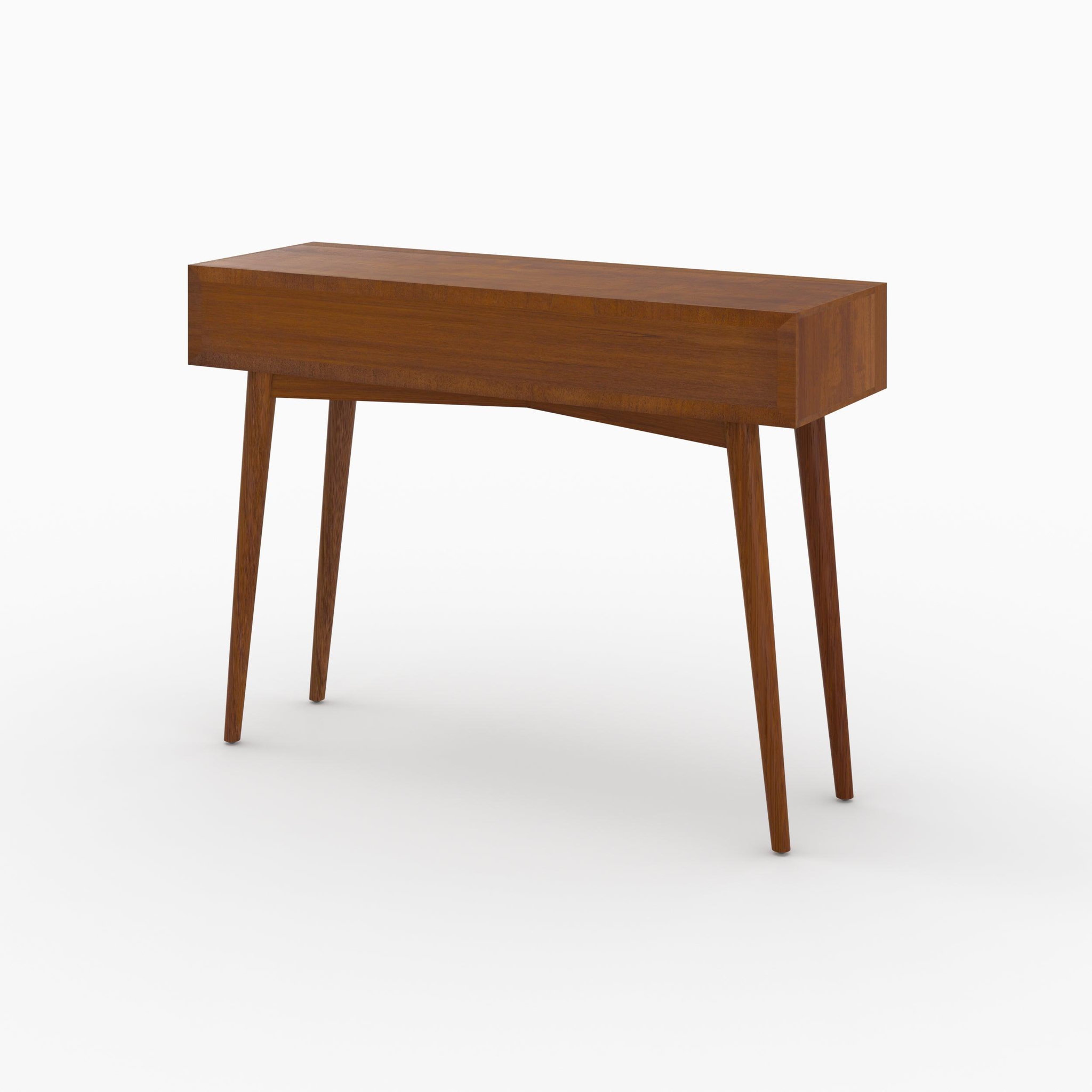 Voir la diapositive 5 : MAISON PAVANE Console en bois de teck, 2 tiroirs-waya