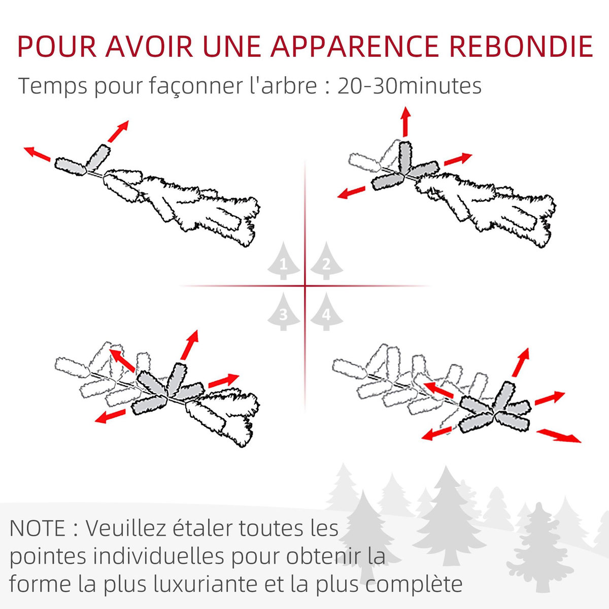 HOMCOM Sapin de Noël artificiel Ø 87 x 180H cm - 450 branches épines imitation Nordmann grand réalisme - 28 pommes de pin - métal PVC vert
