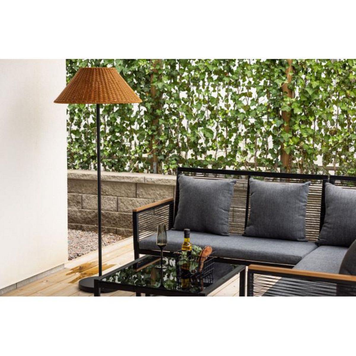 Paris Prix Lampadaire d'Extérieur  Mabis  150cm Marron