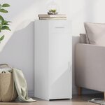 VIDAXL Buffet blanc 30x42,5x93 cm bois d ingénierie